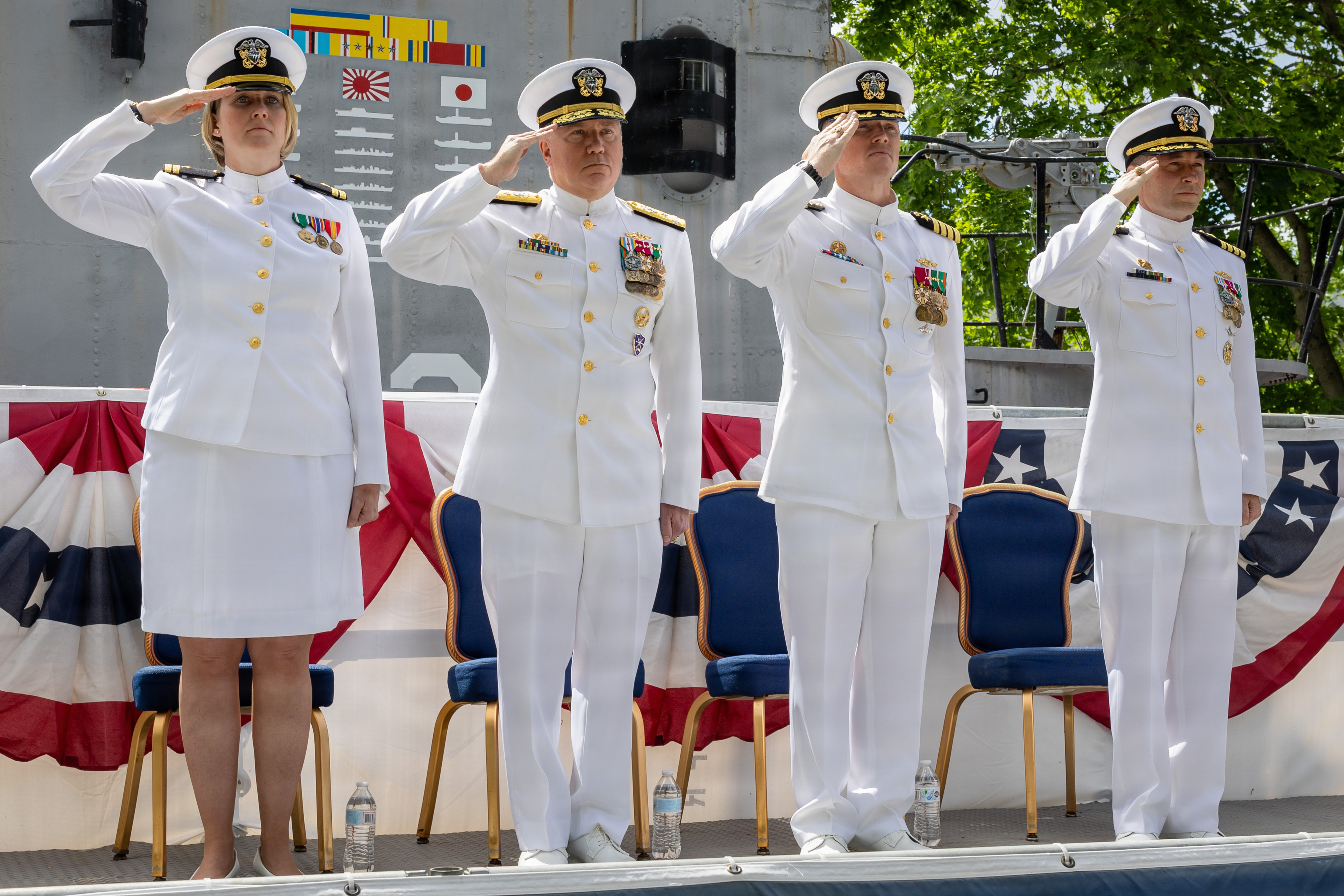Submarine Squadron TWO Holds Change of Command